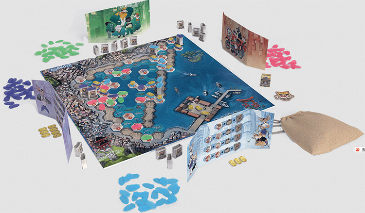 桌游《极猫渔道》图片