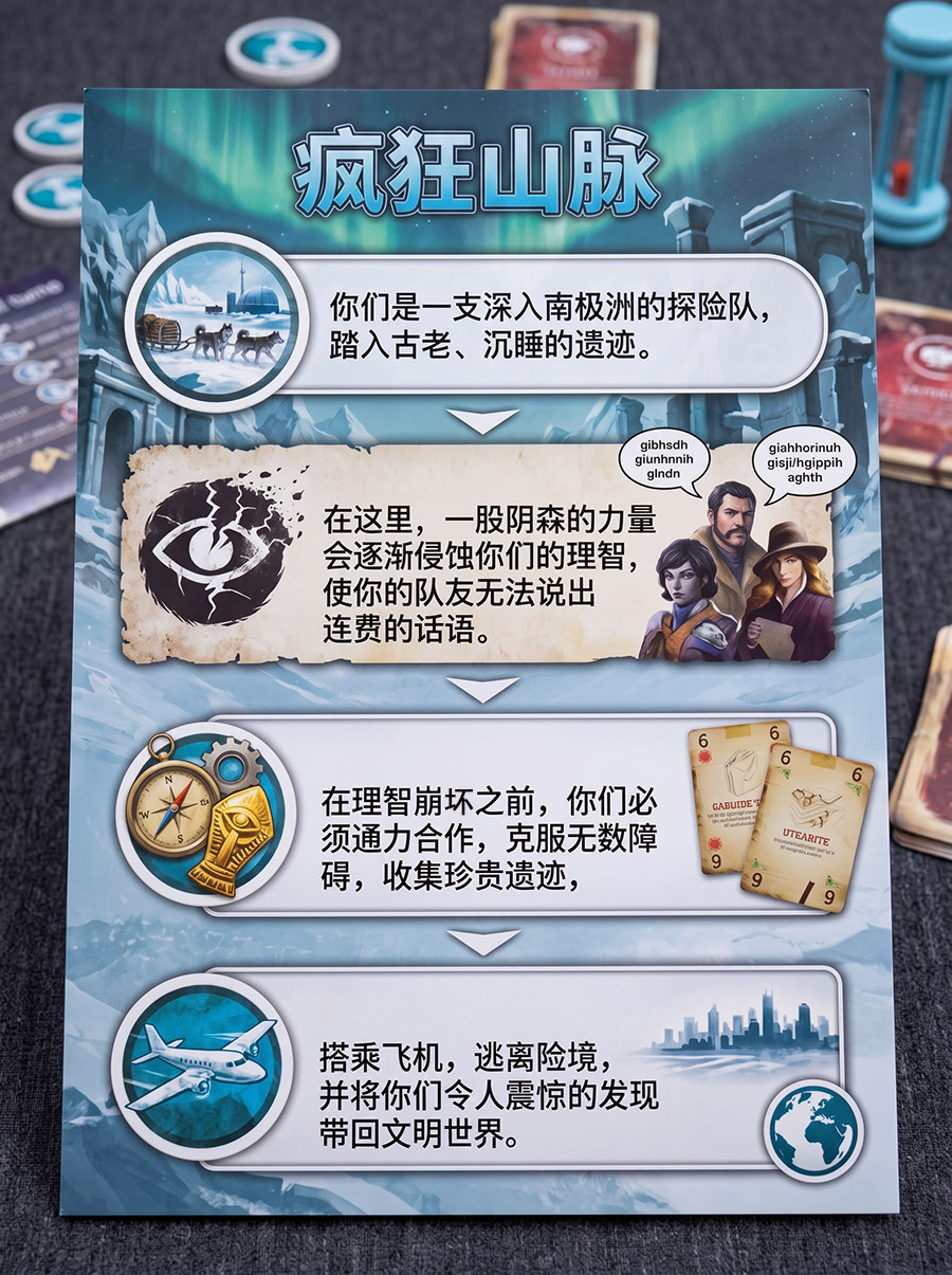 桌游《疯狂山脉》游戏背景故事 桌游《疯狂山脉》游戏背景故事