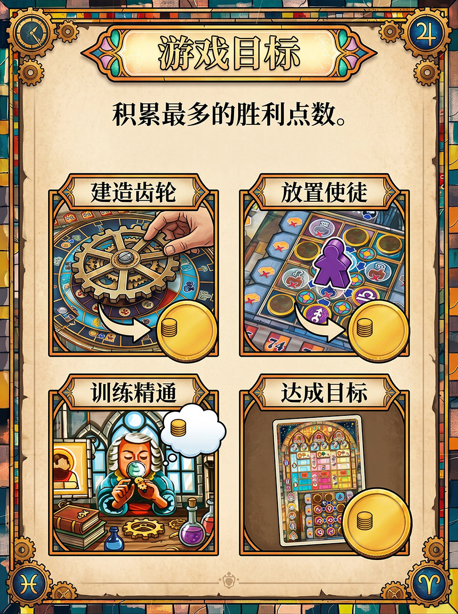 桌游《布拉格天文钟》游戏目的 桌游《布拉格天文钟》游戏目的