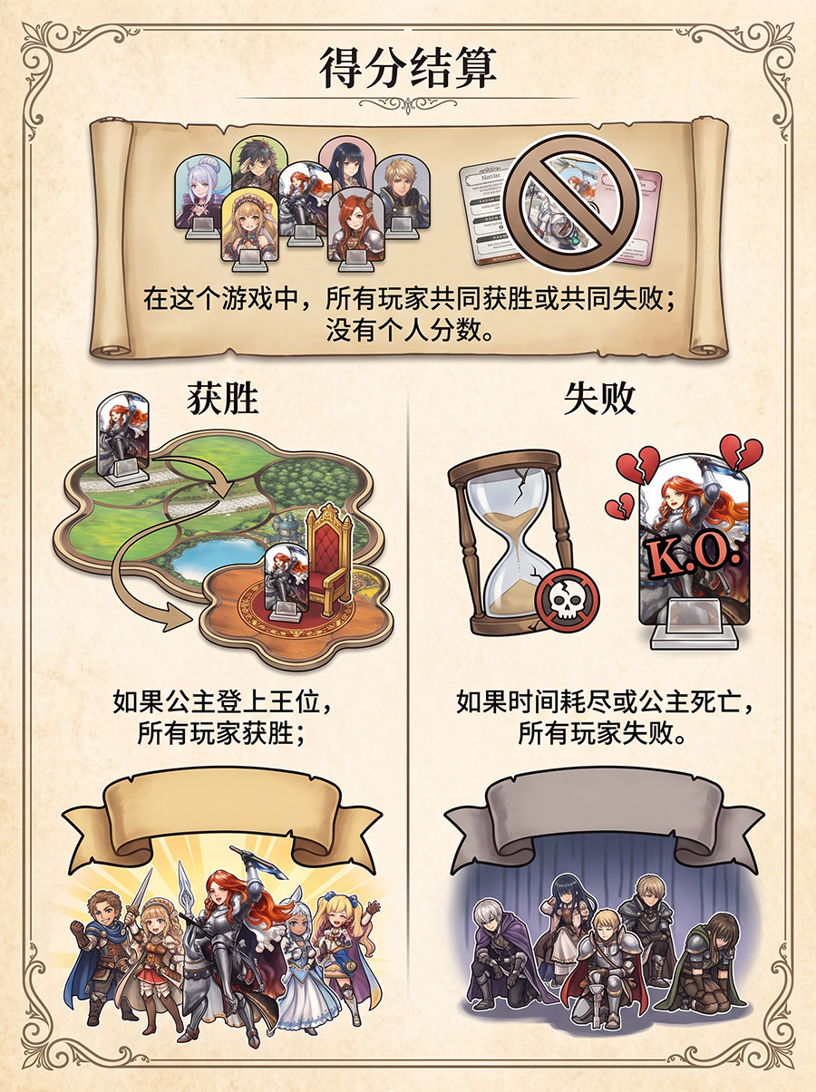 桌游《独角兽骑士》计分结算 桌游《独角兽骑士》计分结算